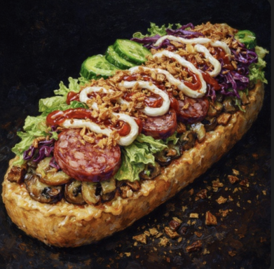 Zapiekanka-Baguette